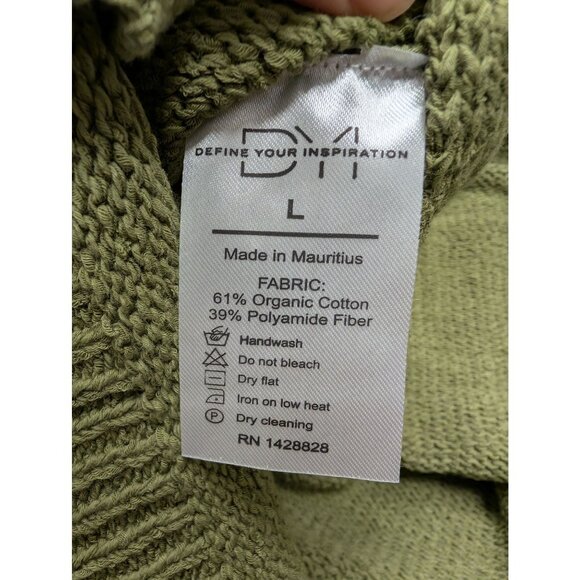 DYI Women's Sweater Tank Top Lichen Green Size Large - Picture 8 of 8